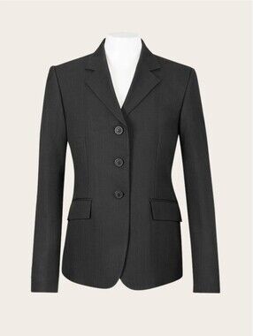 Guess Collection Women's  Tailored Blazer Jacket Charcoal Grey Size 0
